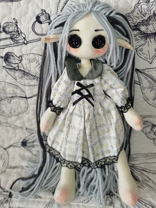 handmade button-eye doll
